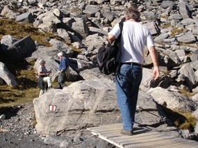Bergwandern oberhalb von Crans-Montana