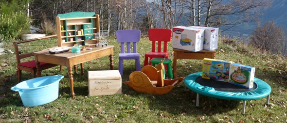 Chalet Franz: Diverse Möbel und Spielsachen für Kinder